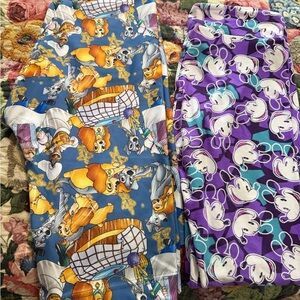 LuLaRoe Mickey Leggings -The Lady and Tramp leggings are not LuLaRoe.
